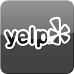 yelp logo B&W